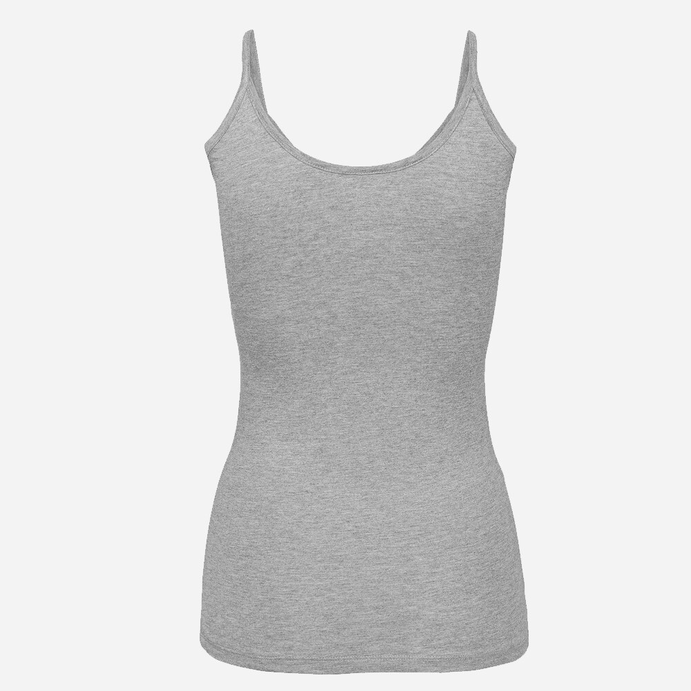 Wmn Singlet 50 Grey Melange