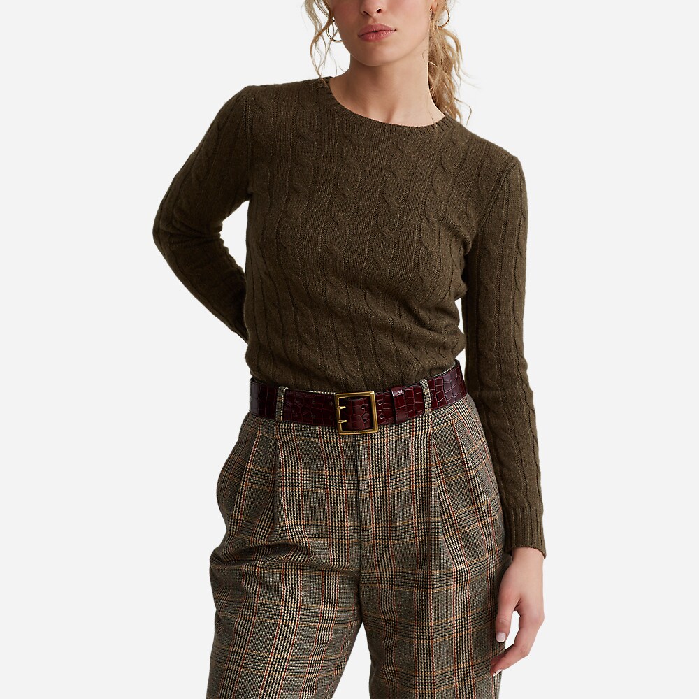Julianna-Classic-Long Sleeve-Sweater New Loden Heather