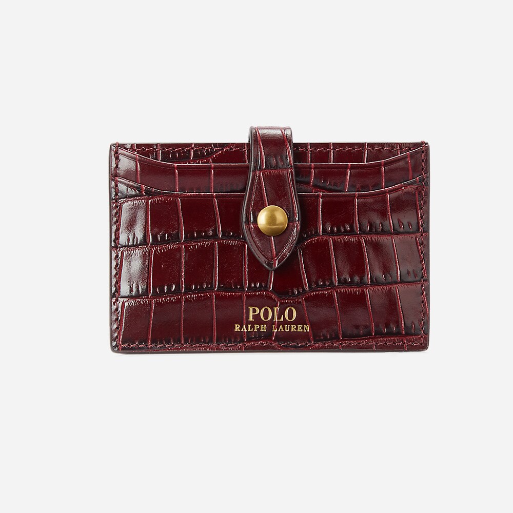 Slm Snap Cc-Card Case-Small Oxblood