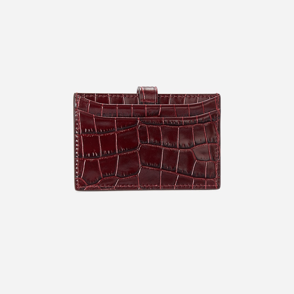 Slm Snap Cc-Card Case-Small Oxblood