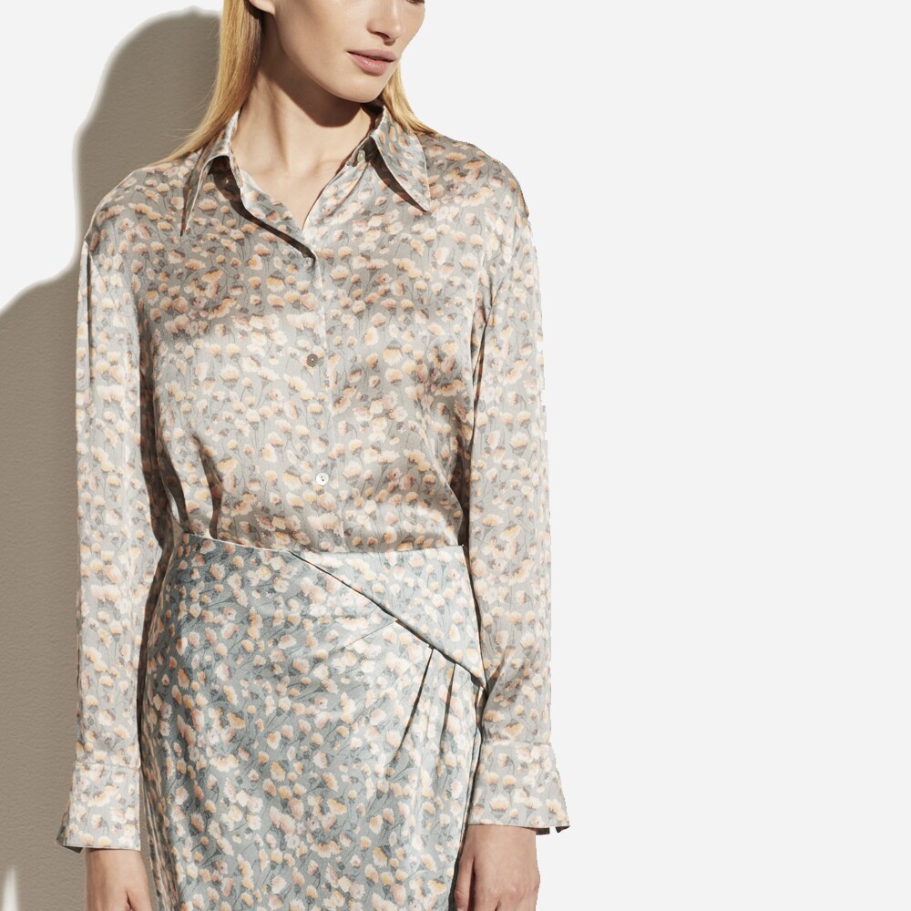 Carnation Blouse 474 Blue Fog