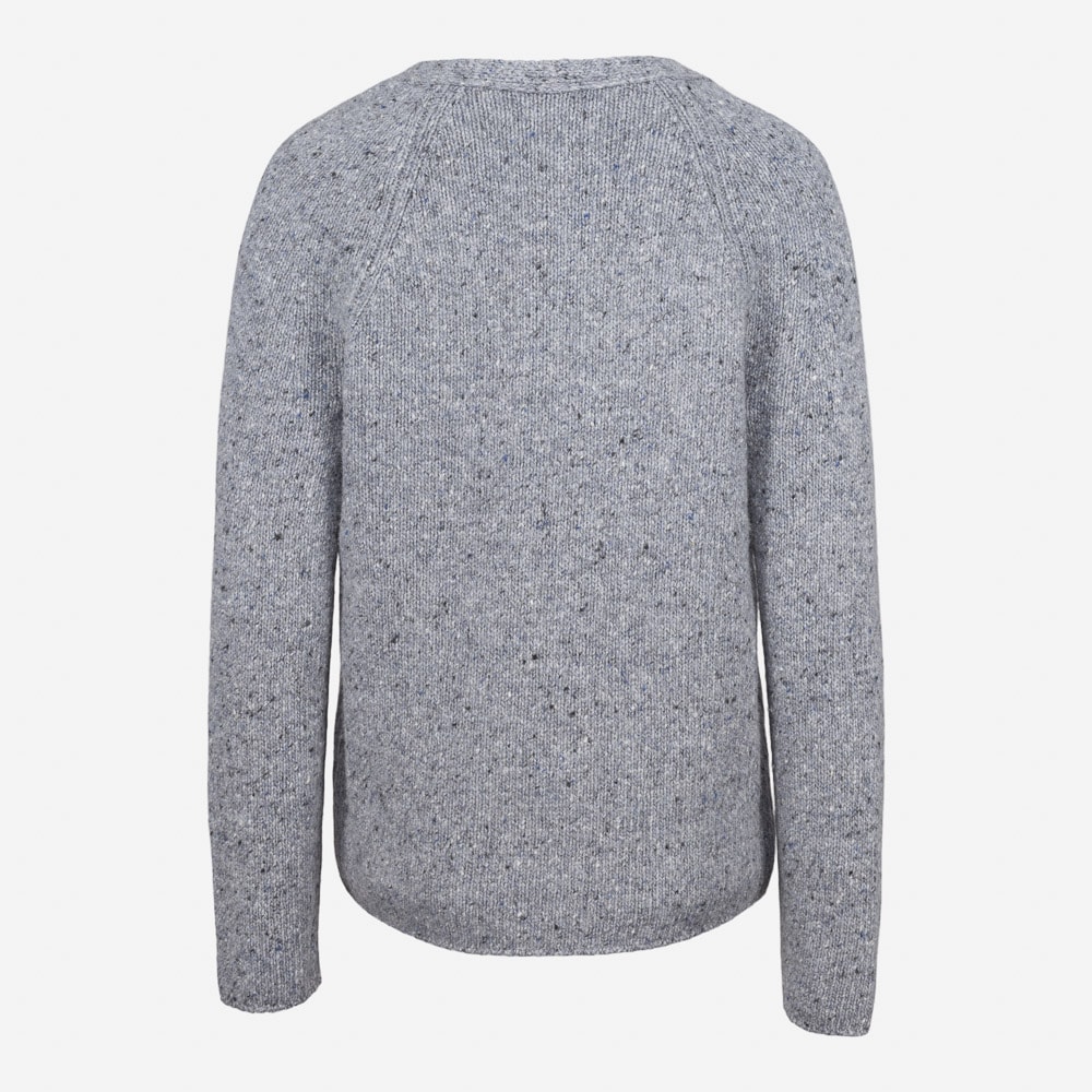 Deep V-Neck Raglan 080 Stone