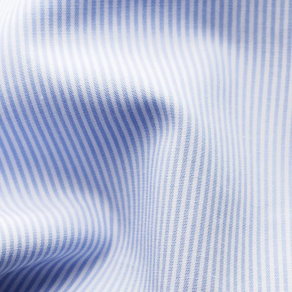 Contemporary Fit Shirt Em - Striped Blue/White