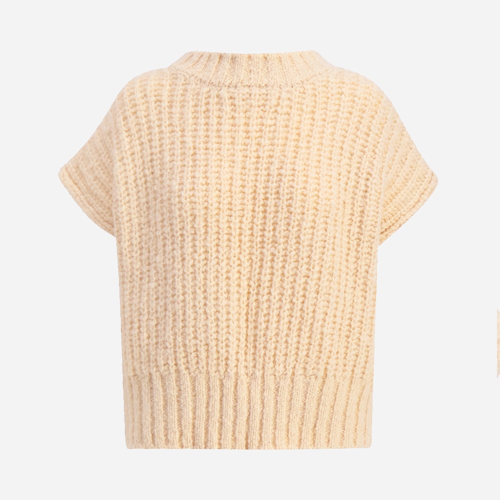 Sila Knit Vest Ecru