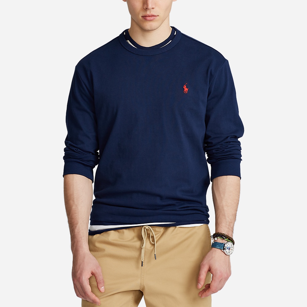 Long Sleeve-T-Shirt Newport Navy/C3870