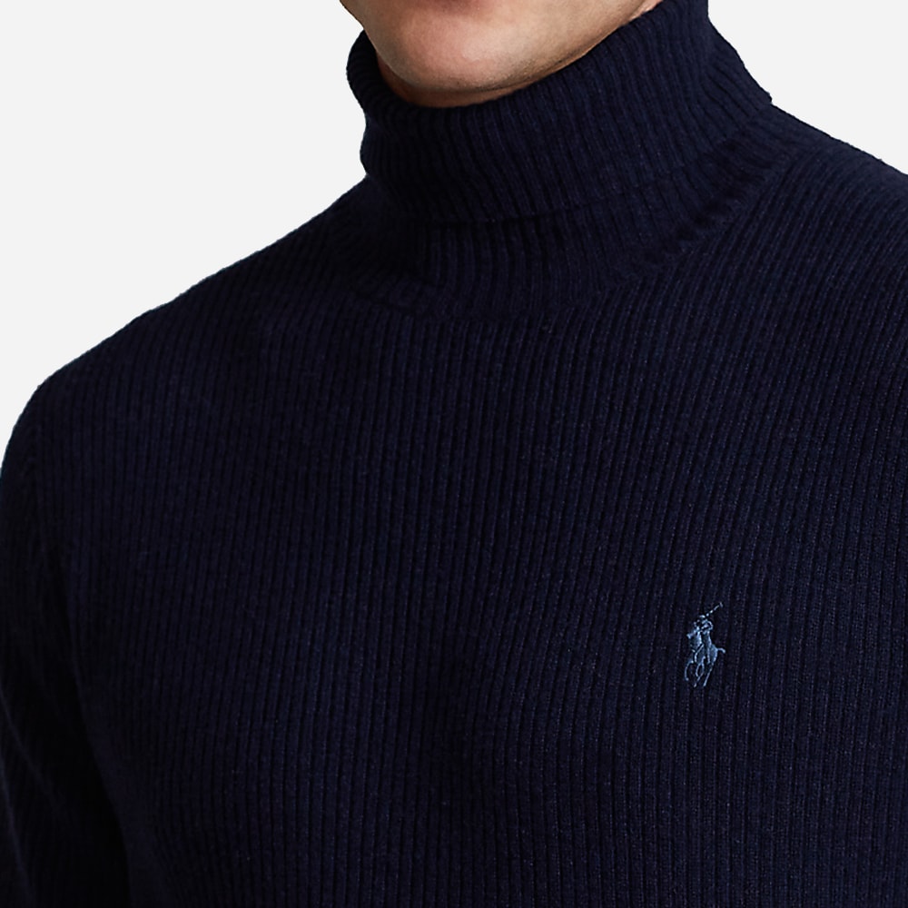 Rib Long Sleeve-Sweater Hunter Navy