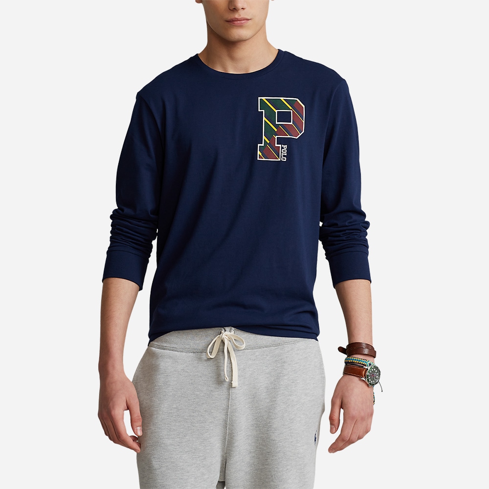 Long Sleeve-T-Shirt French Navy