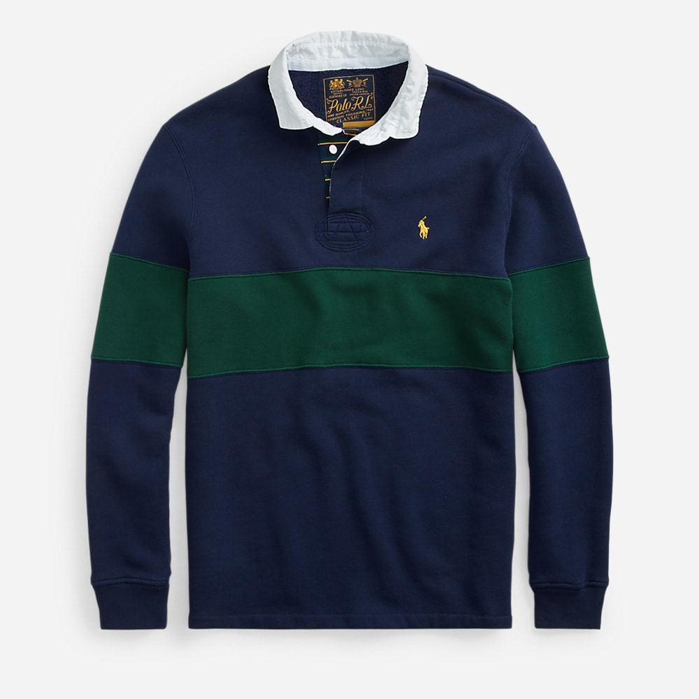 Rugby Long Sleeve French Navy/College Green