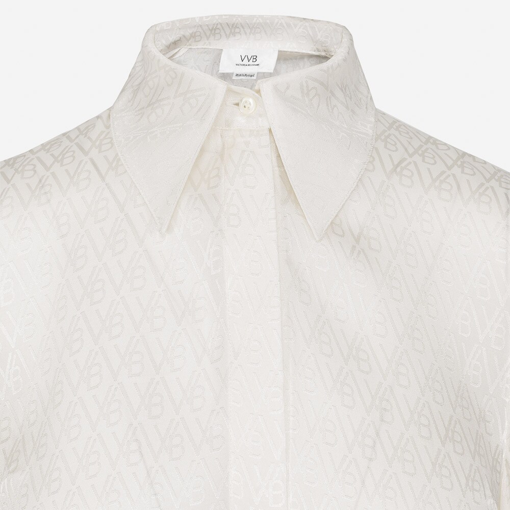 Blouson Sleeve Shirt Daisy White