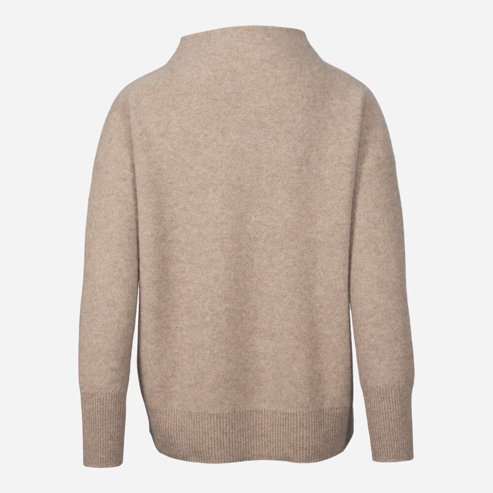 Boiled Funnel Nk Pullover Wheat 288