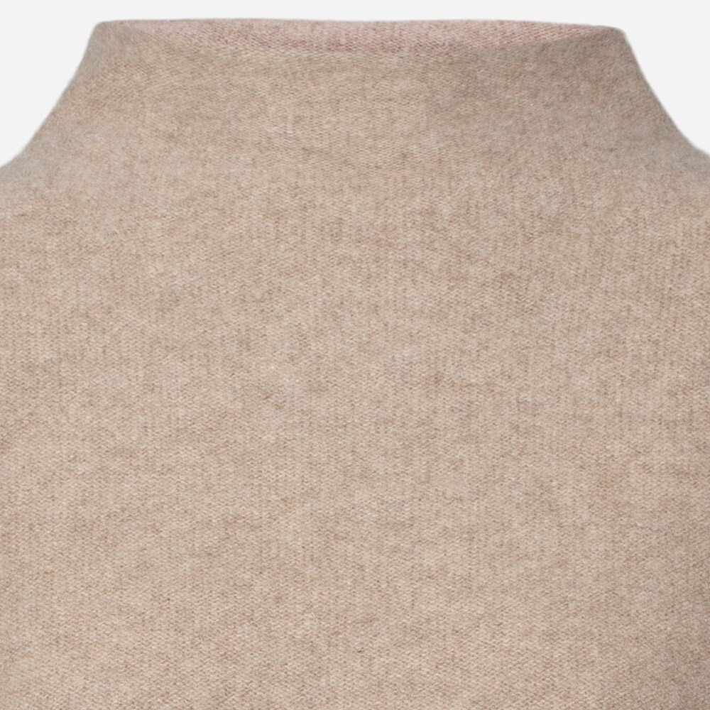 Boiled Funnel Nk Pullover Wheat 288