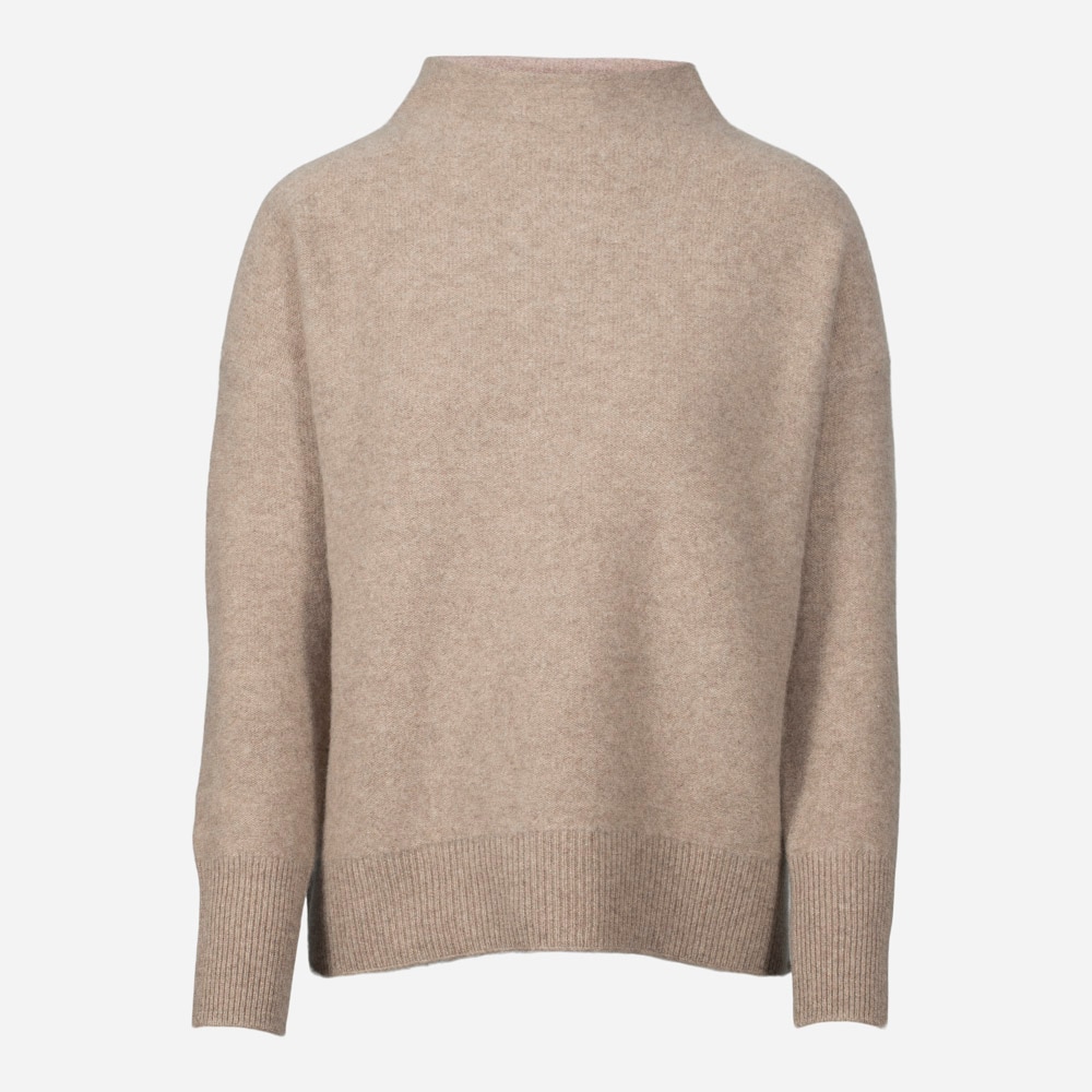 Boiled Funnel Nk Pullover Wheat 288