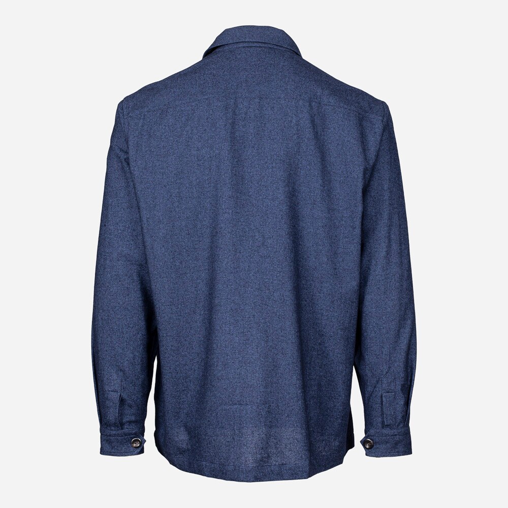 Overshirt Wool/Cashmere Dark Blue