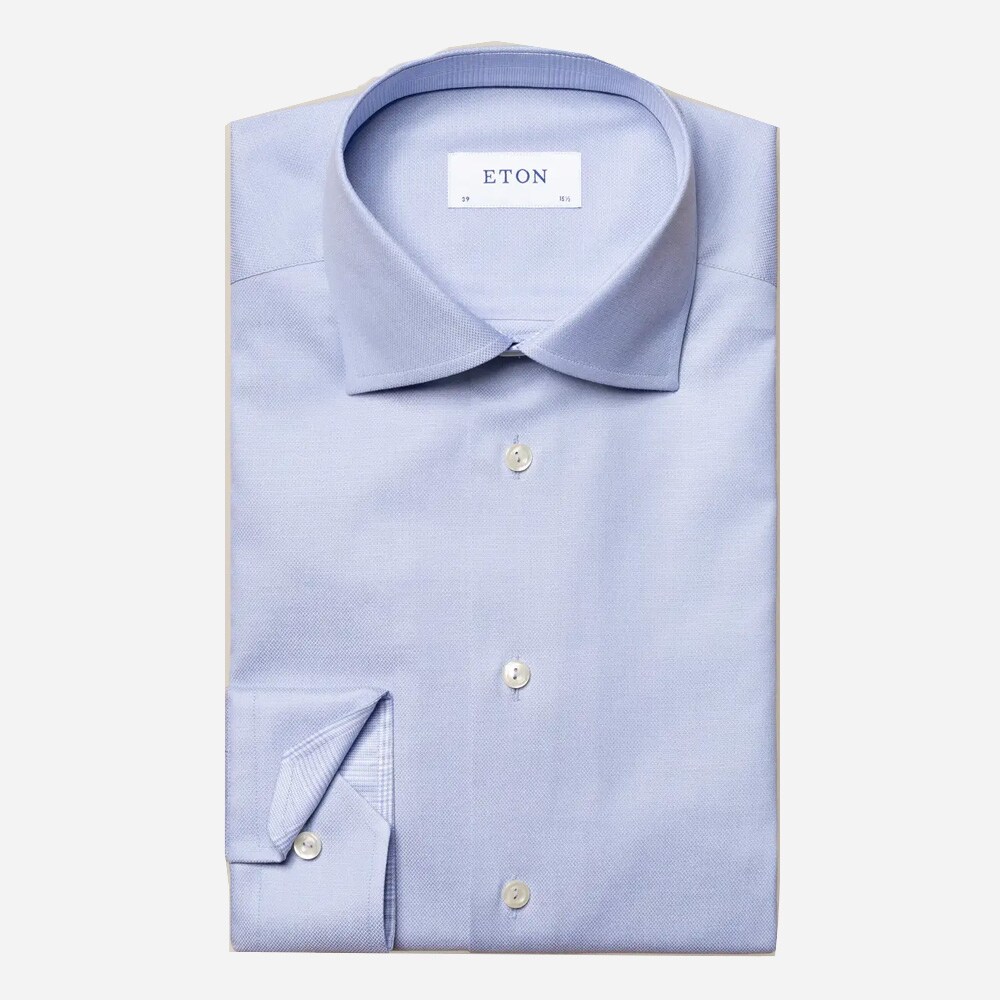 Cotton/Lyocell Stretch Slim Light Blue