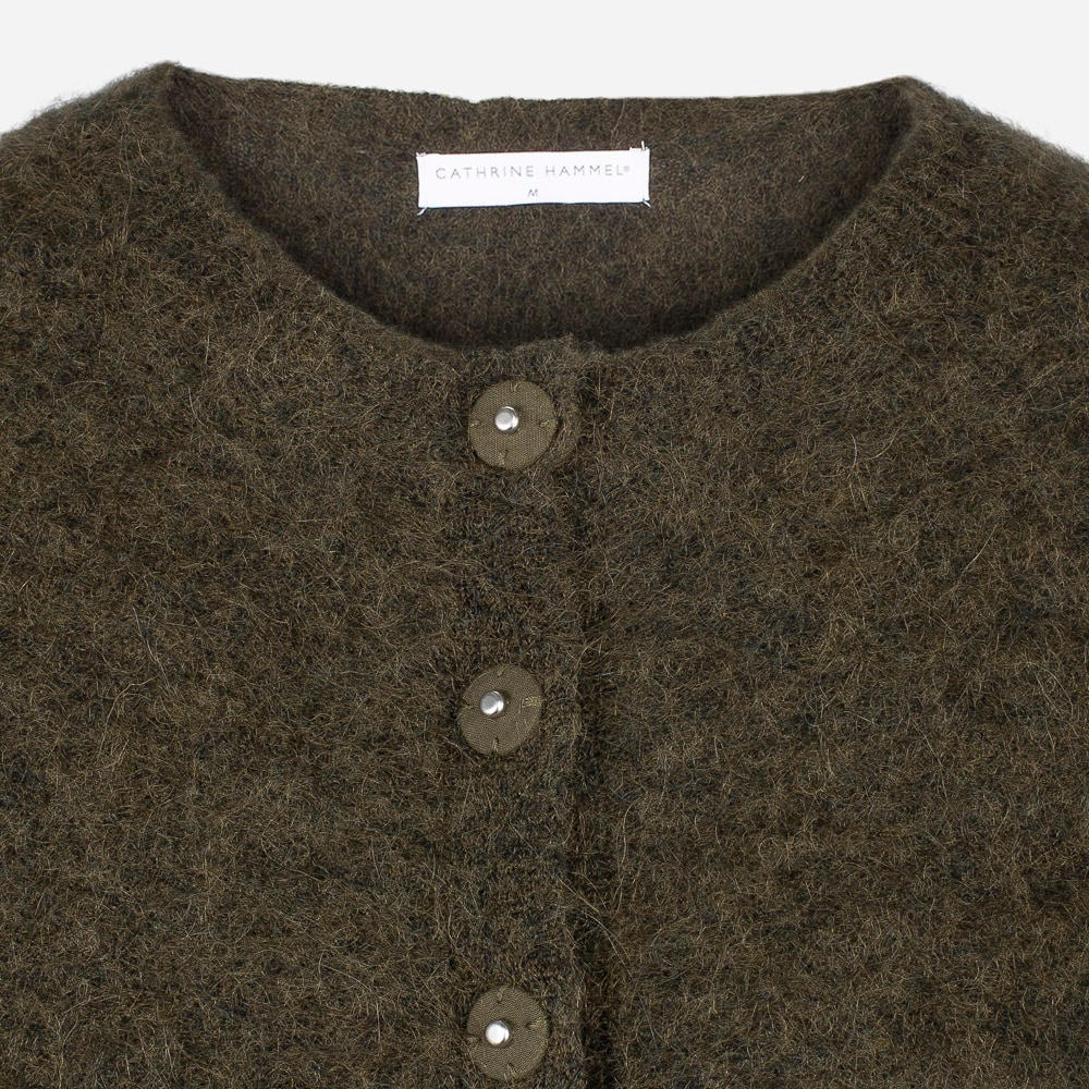 Soft Petit Cardigan Army Green
