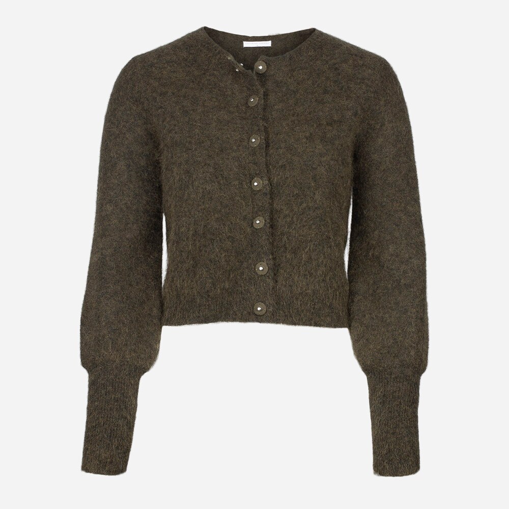 Soft Petit Cardigan Army Green
