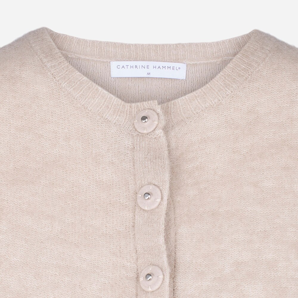 Soft Petit Cardigan Warm Grey
