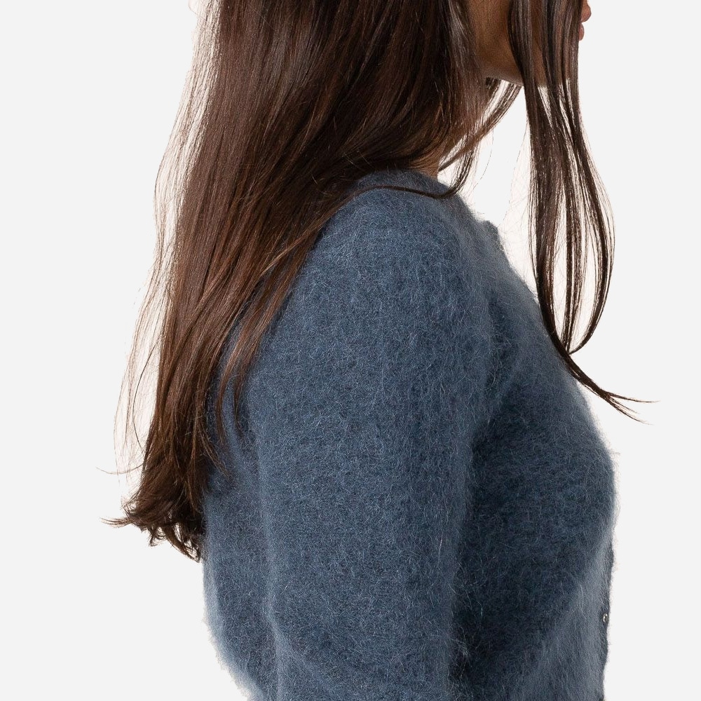 Soft Petit Cardigan North Blue Sea