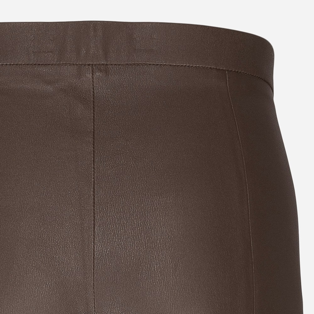 Tyson Flare Leather Pants Smokey Olive