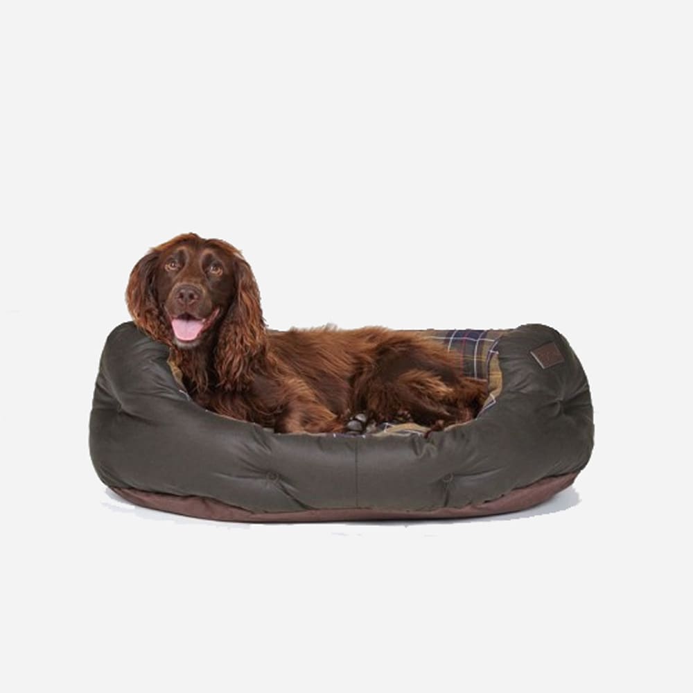 Wax/Cotton Dog Bed 30" Classic/Olive
