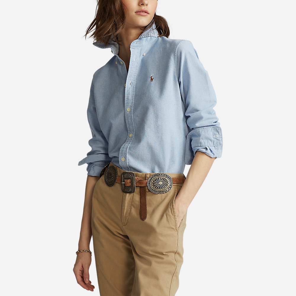 Kendal-Long Sleeve-Shirt Blue