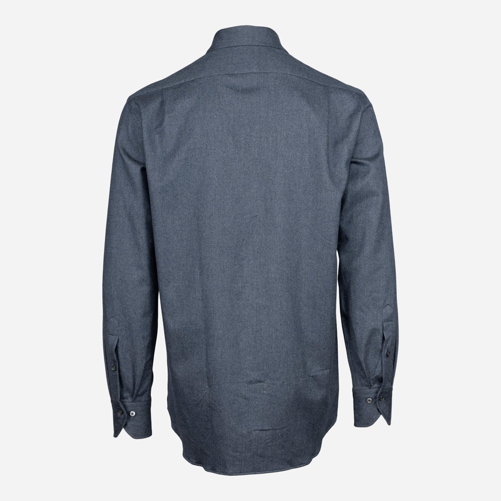 Fitted Body Flanel Navy