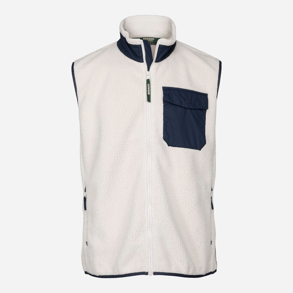 Roque Fleece White Natural/Blue