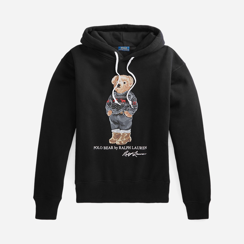 Ski Long Sleeve-Sweatshirt Polo Black