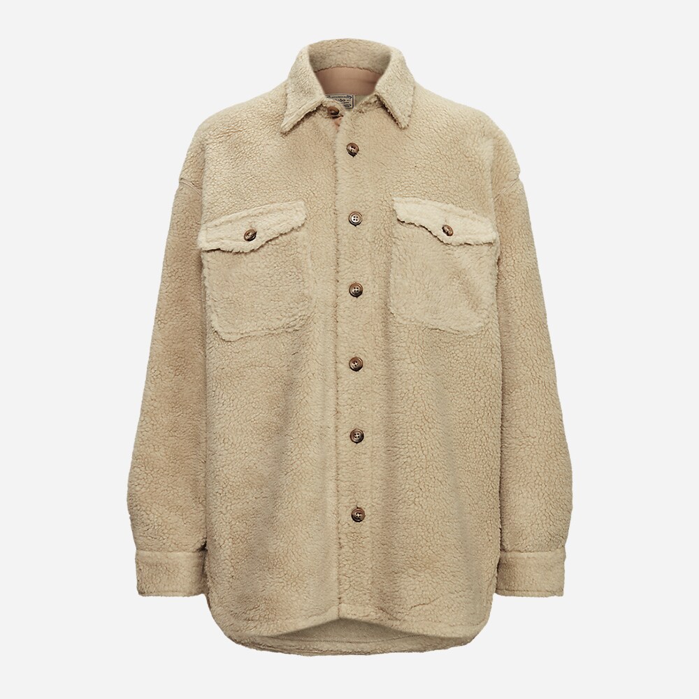 Ansta Button Front Shirt Spring Beige