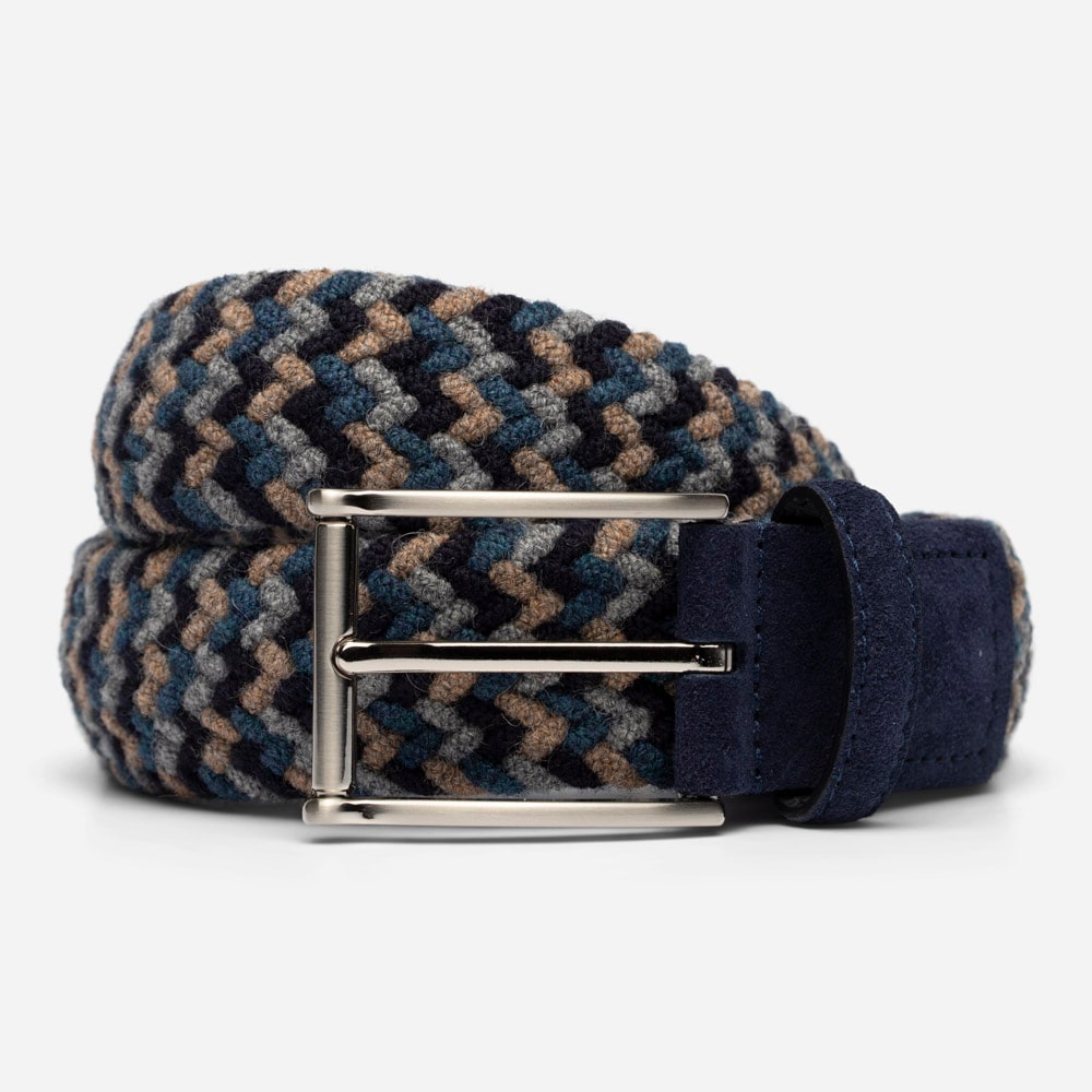Elastikk  Wool Colour 2073 Blue/Grey/Camel