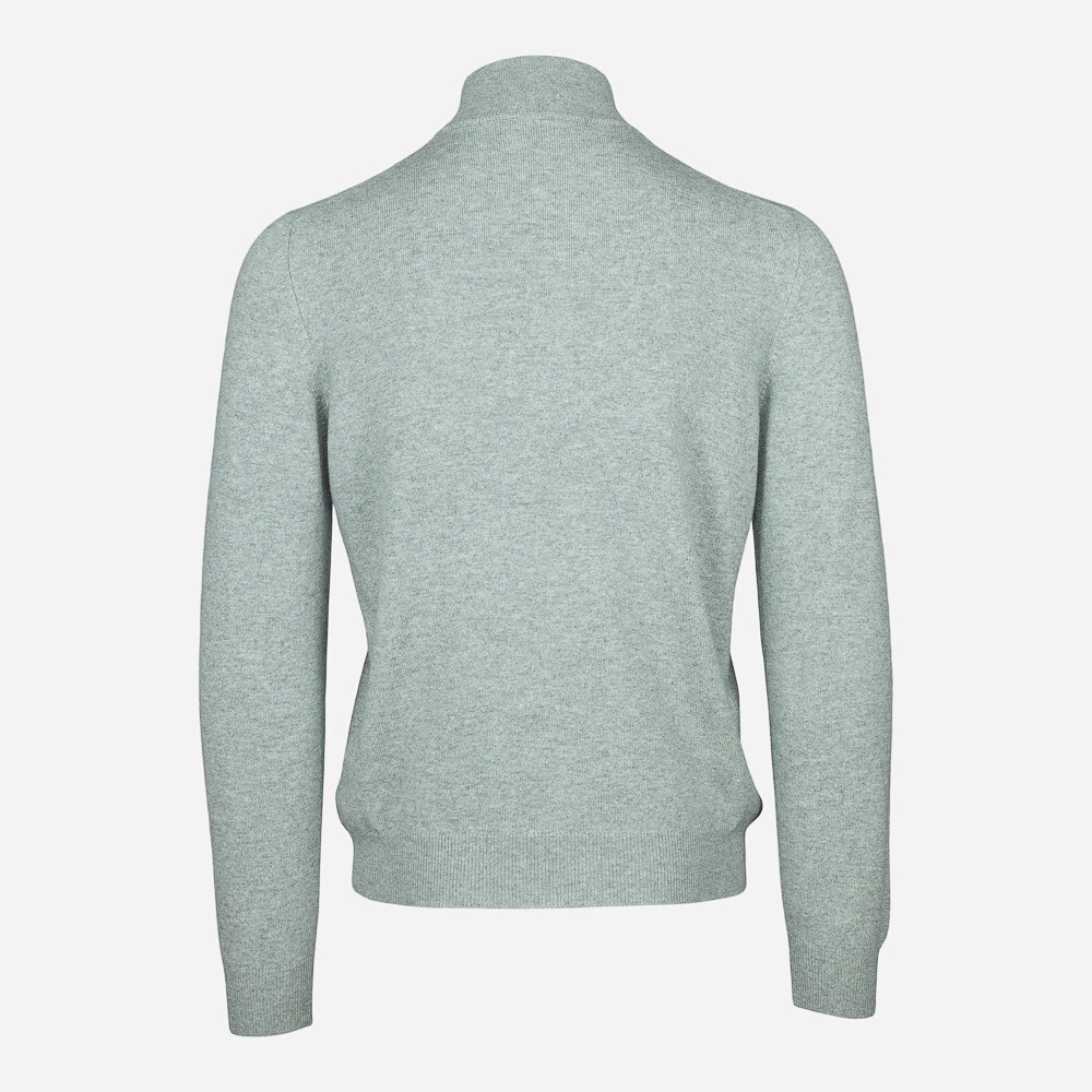 Mock Zip - Olive