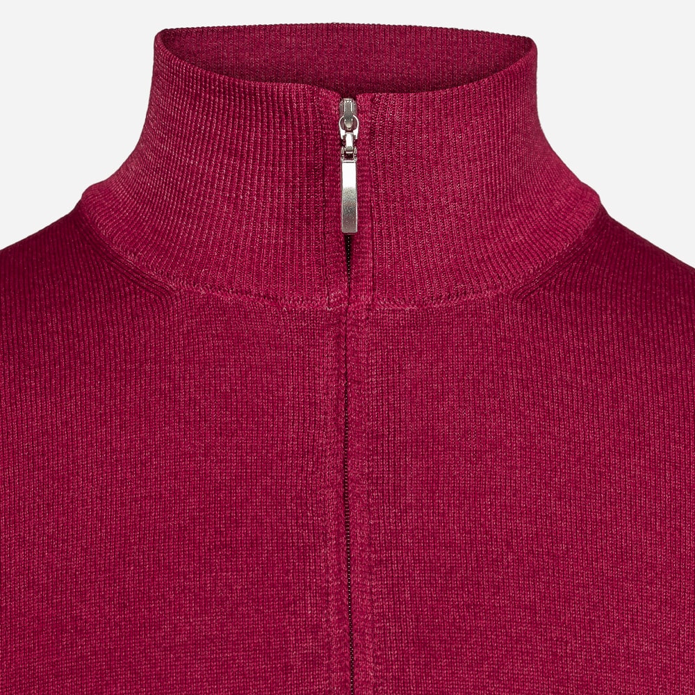 Mock Zip Vintage - 288 Red