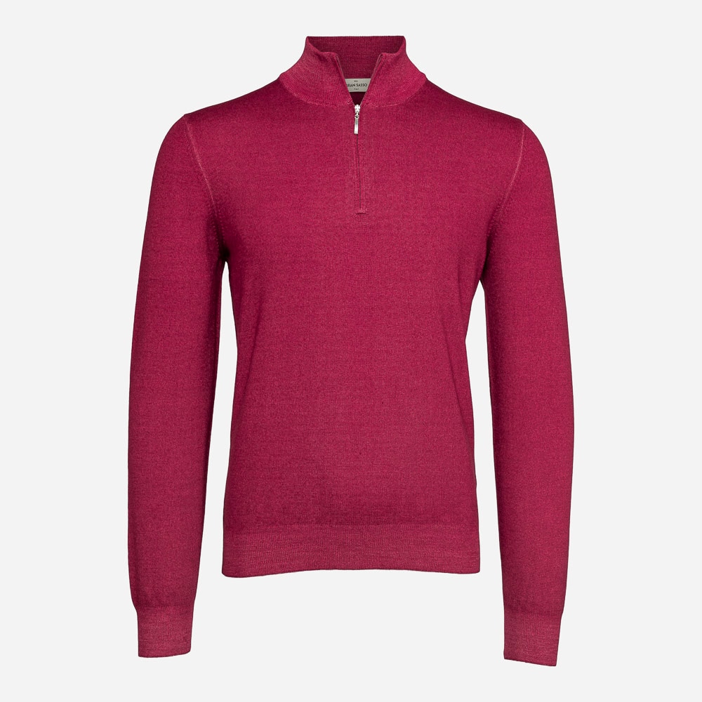 Mock Zip Vintage - 288 Red