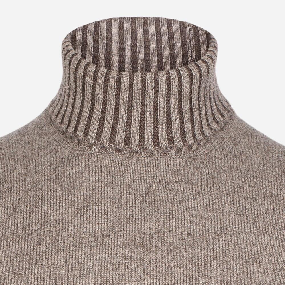 Turtle Neck Cashmere 039 Beige
