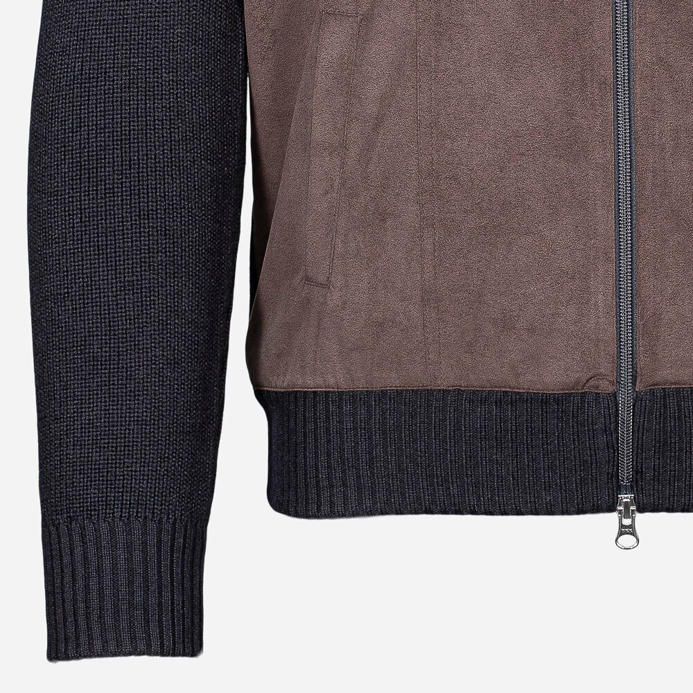 Fz Jacket Wool/Alcantara 598 Navy