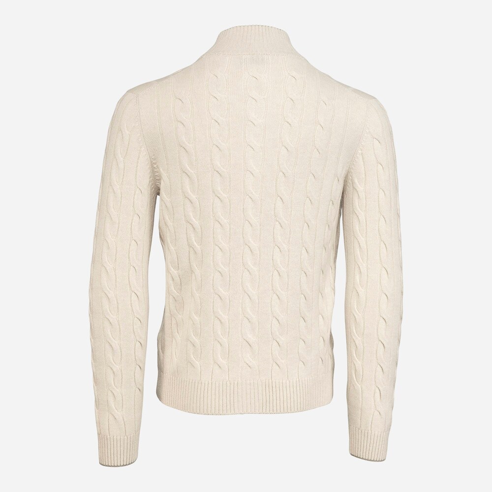 Cardigan Cable 113 White