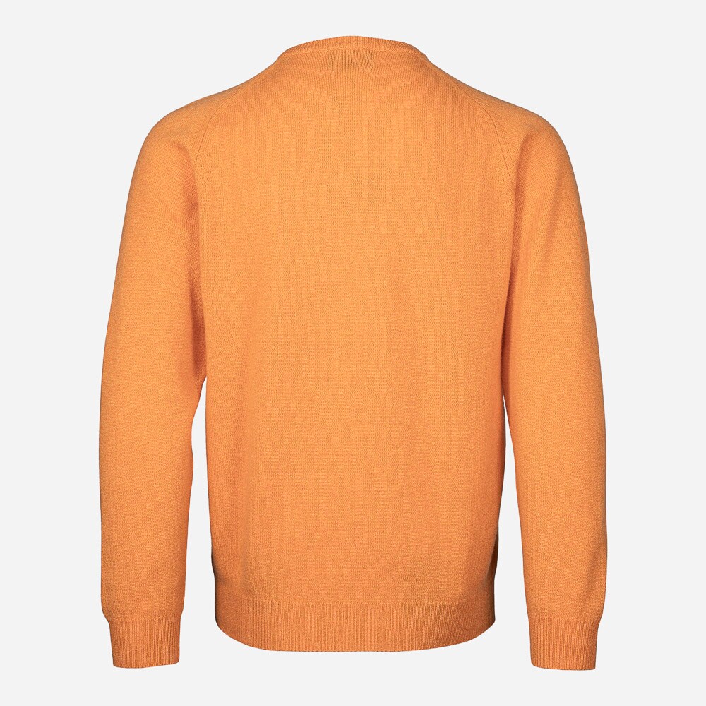 Crew Neck Lambswool - Orange