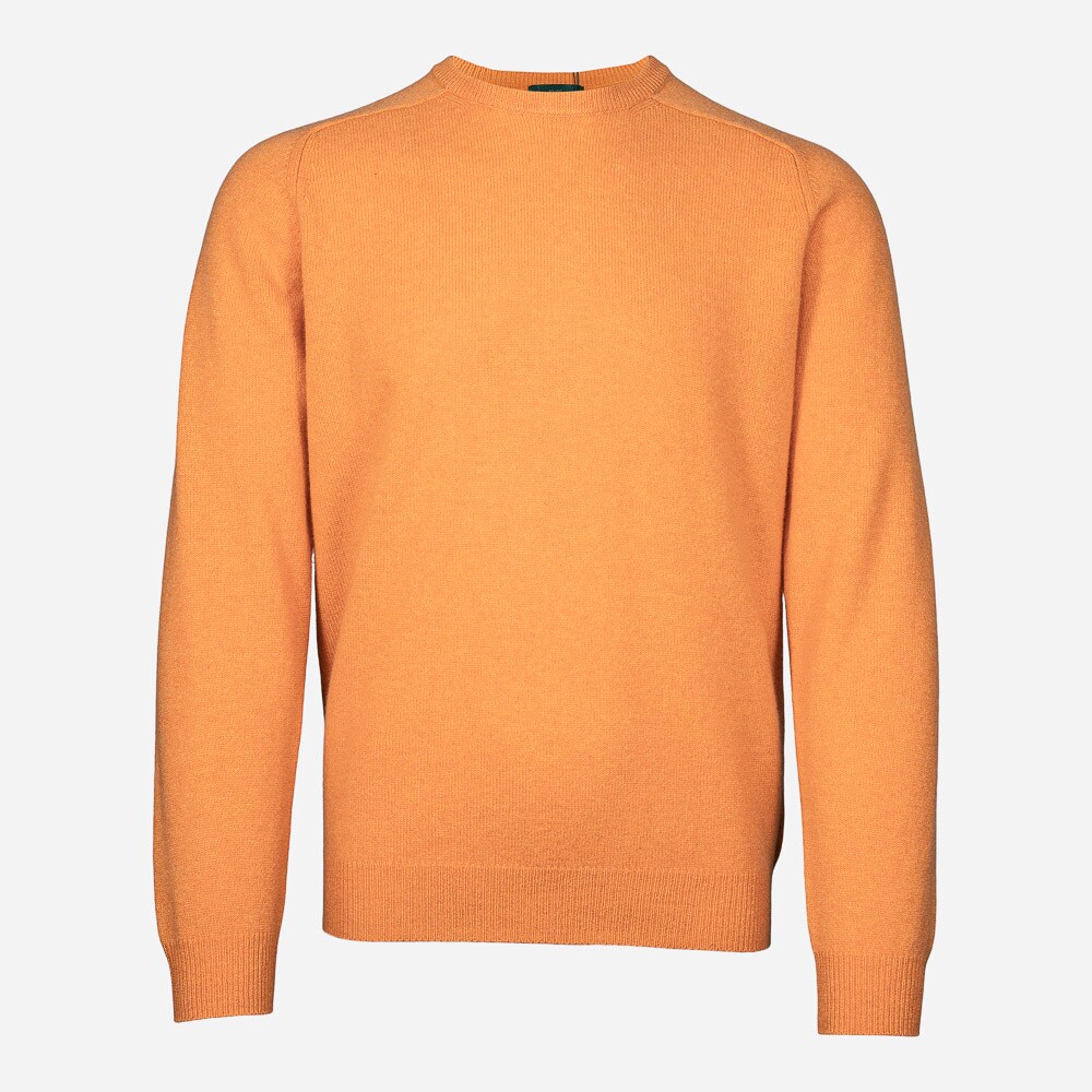 Crew Neck Lambswool - Orange