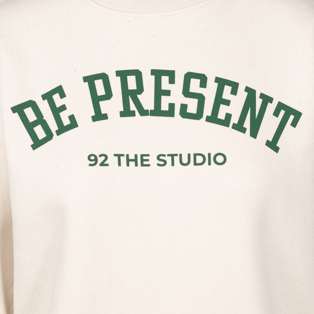 Be Present Sweatshirt Vanilla