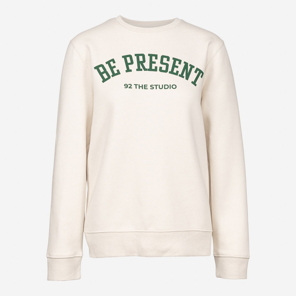 Be Present Sweatshirt Vanilla