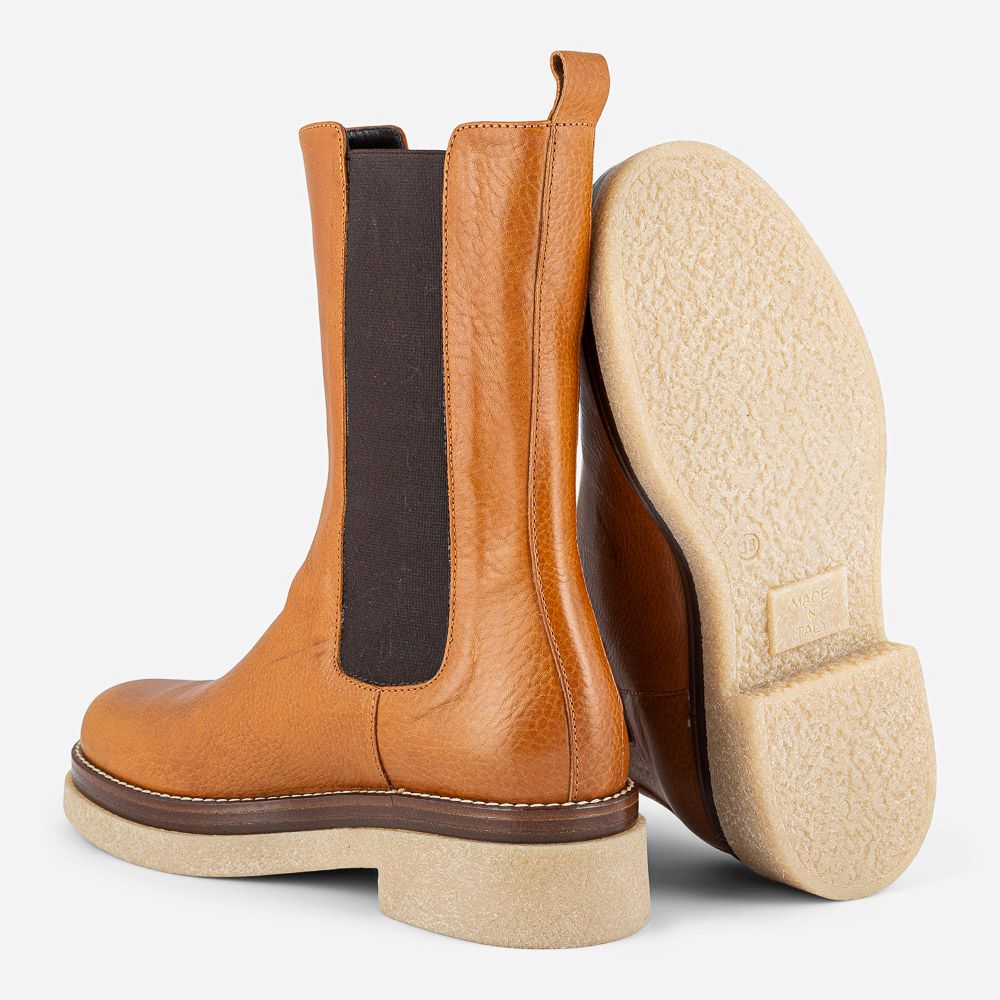 Ankle Boot - Vacchetta Cuoio