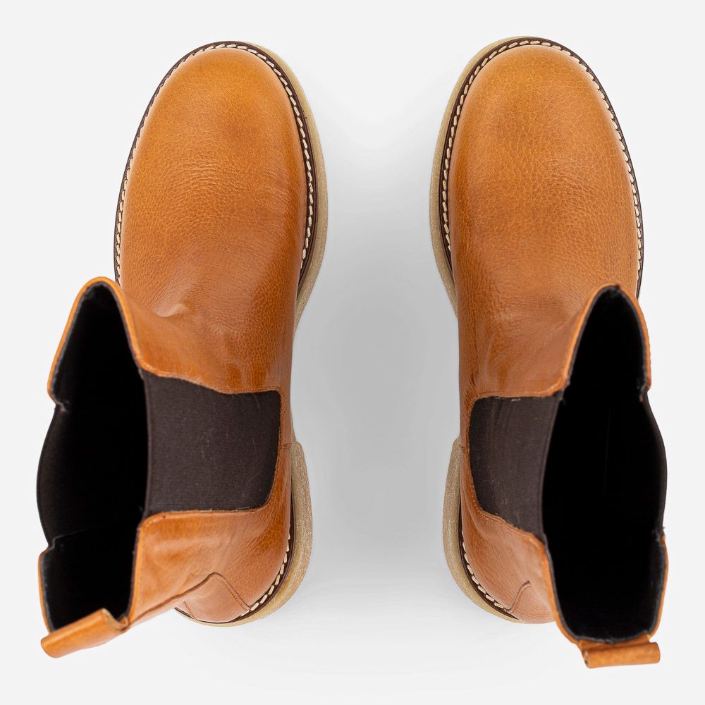 Ankle Boot - Vacchetta Cuoio