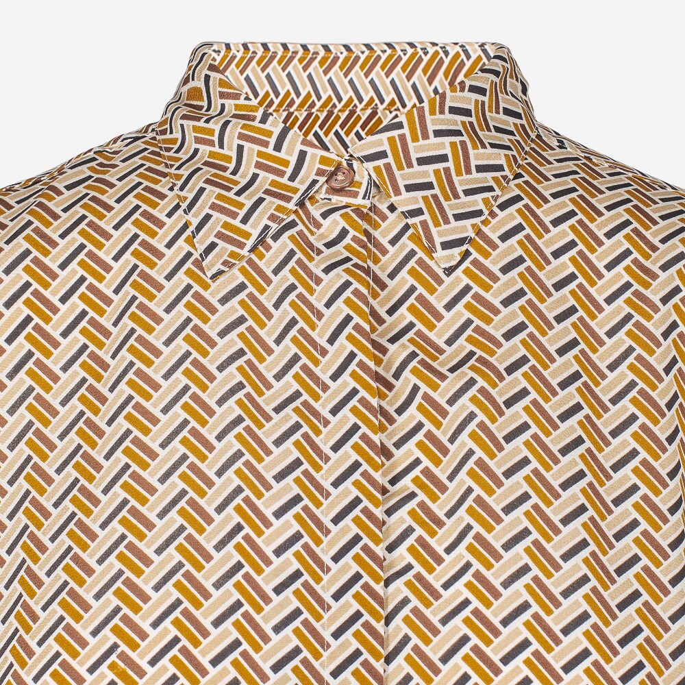 Susan Shirt Beige Pattern