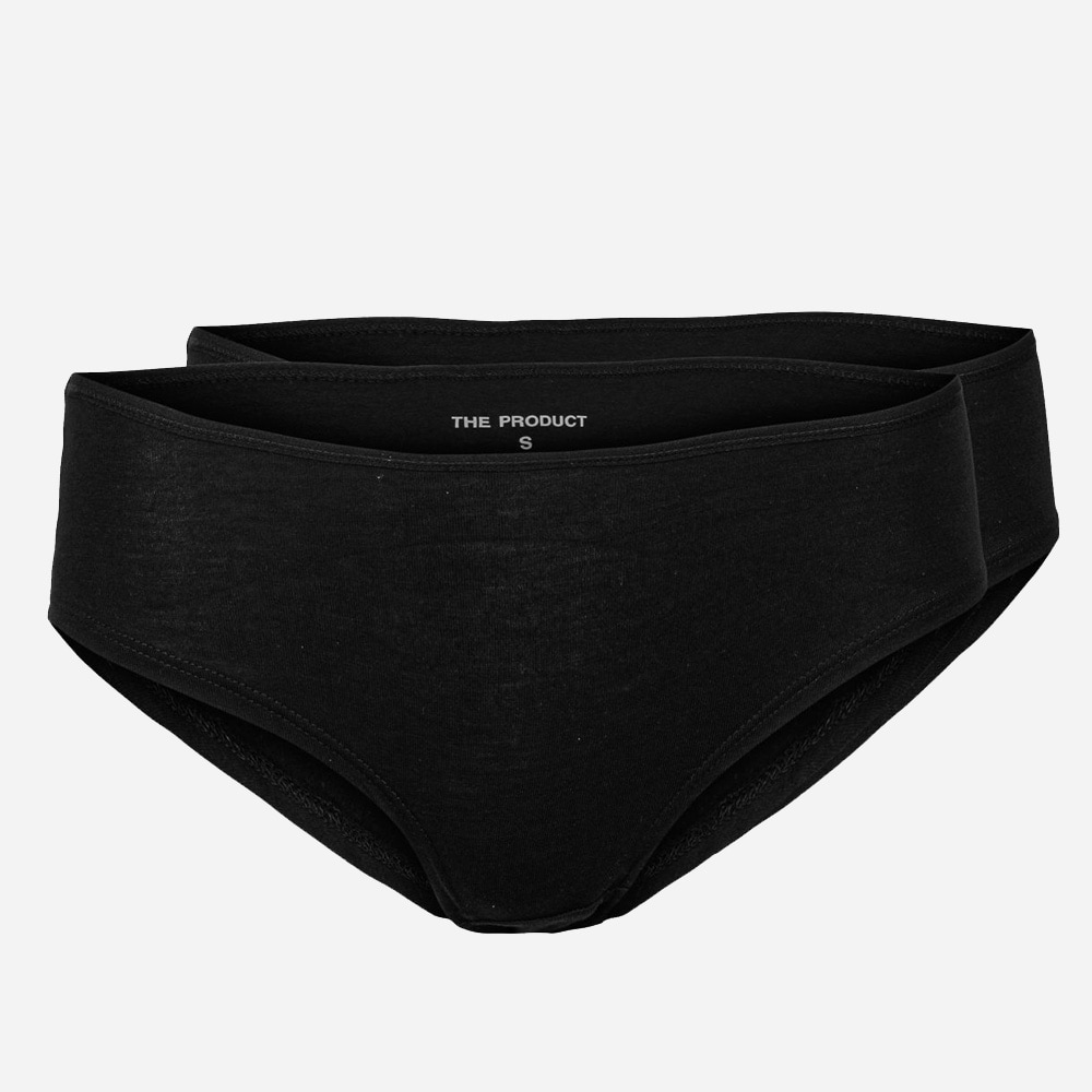 Wmn Brief 2-Pack 90 Black