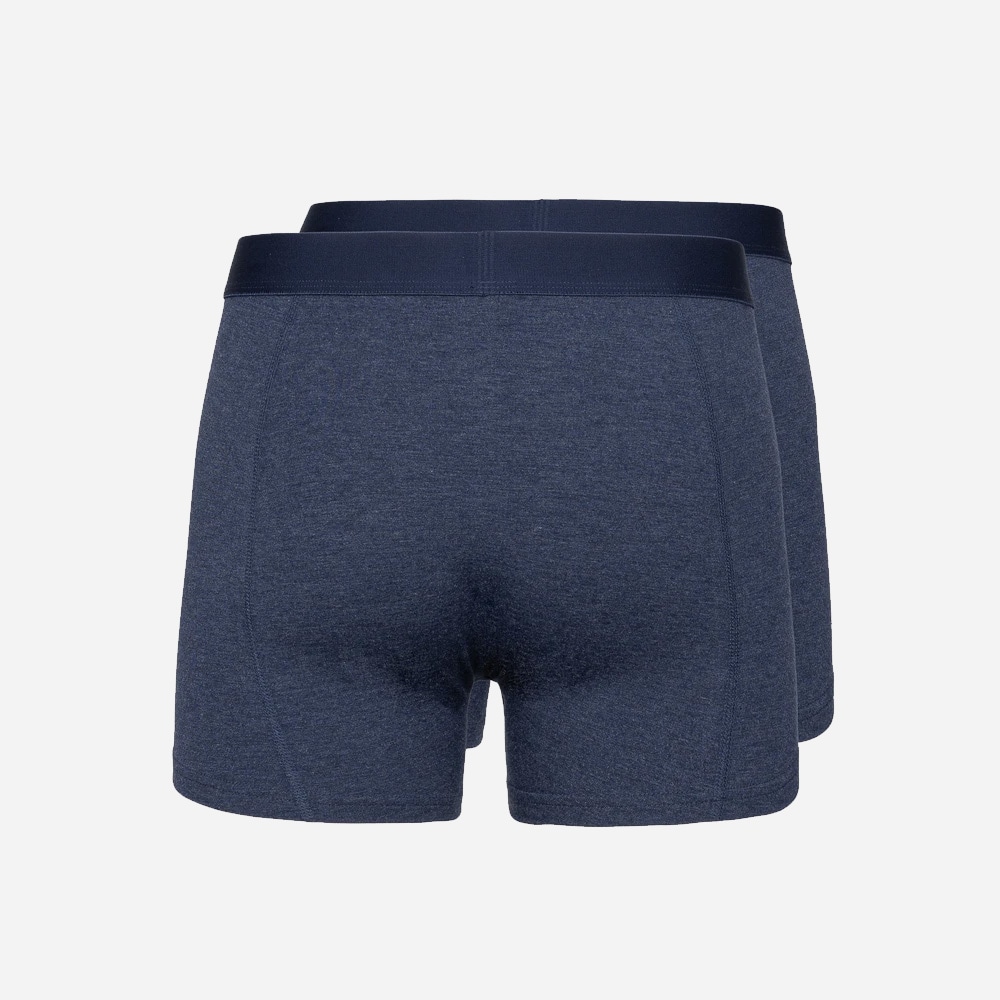 2 Pack Boxershorts - Blue Melange