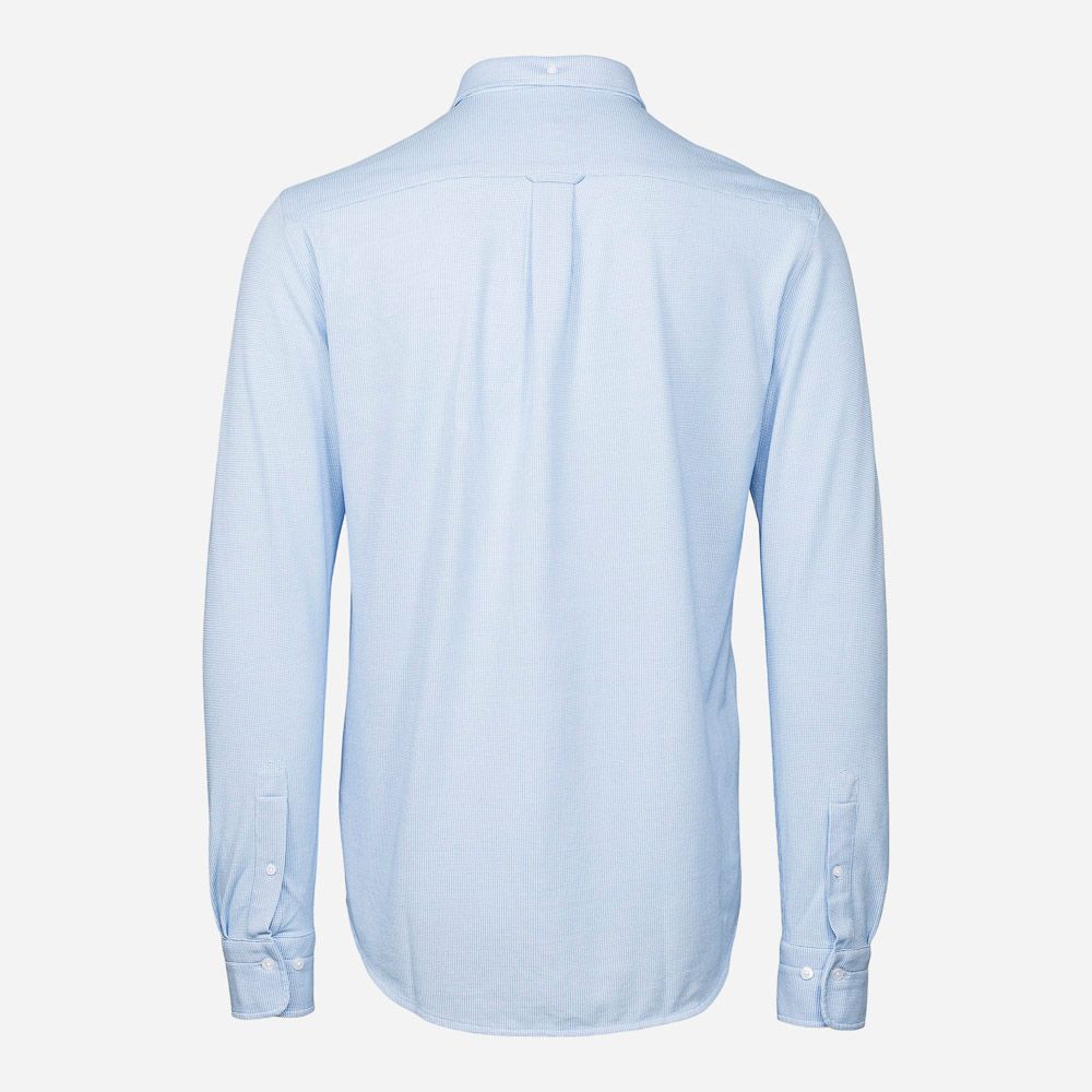 Pique Texture Shirt - Blue