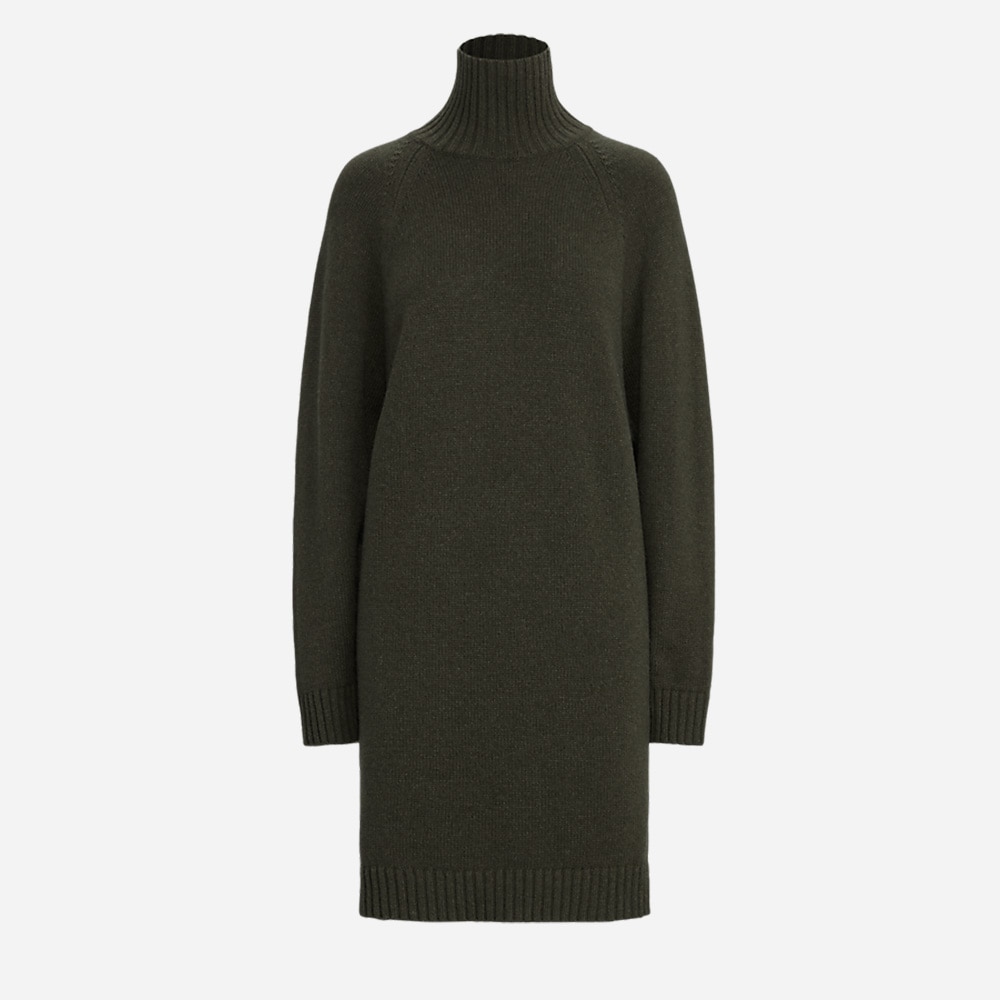 Wool Cashmere Dress 001 Loden