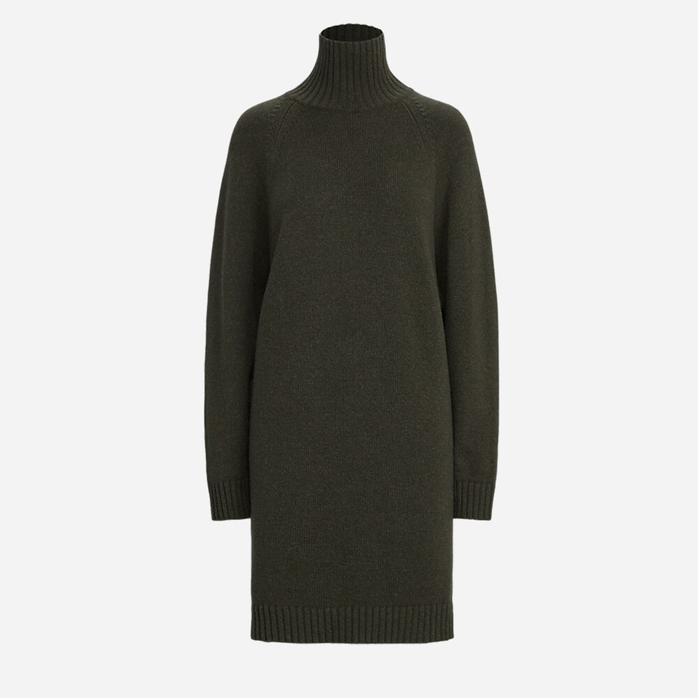 Wool Cashmere Dress 001 Loden