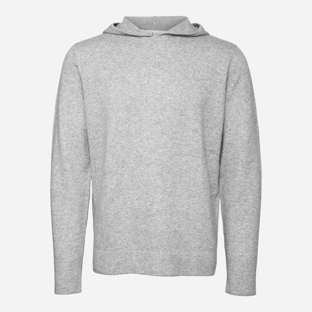 Hoodie Man Medium Grey