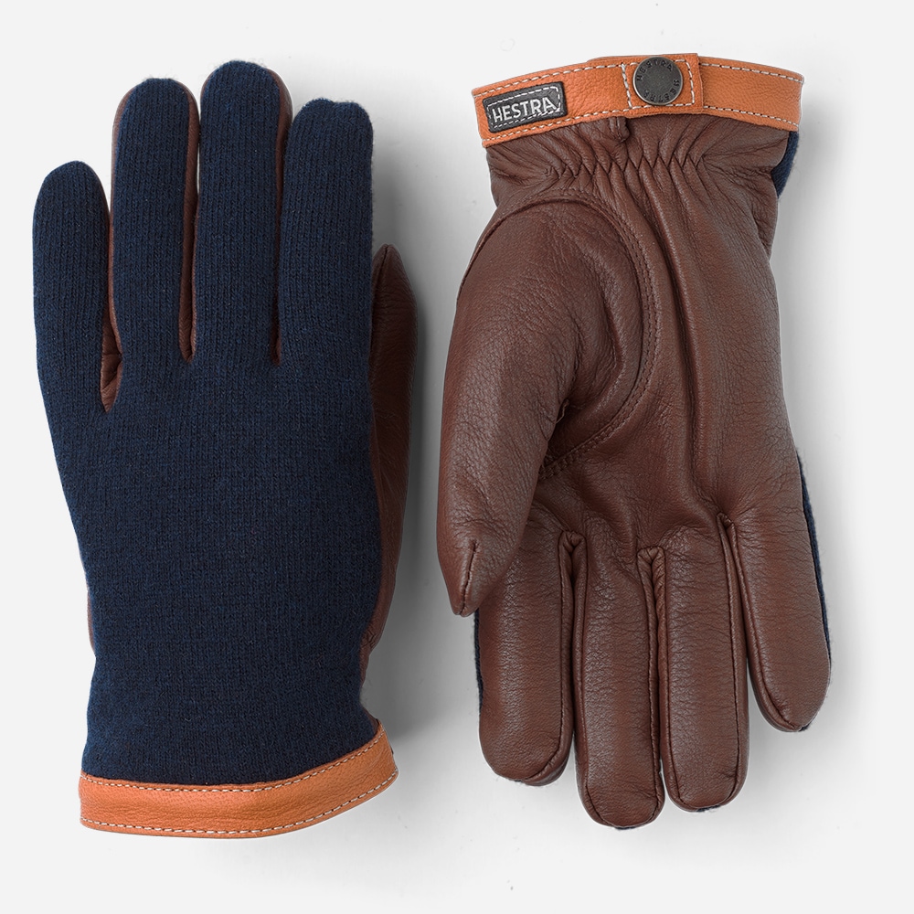 Deerskin Wool Tricot 280770 Marin/Chocklad
